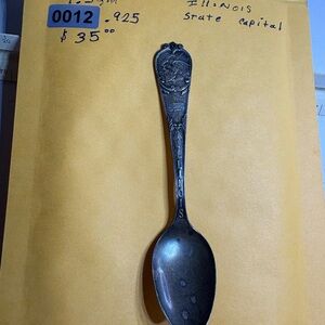 Illinois State Capital Souvenir Spoon